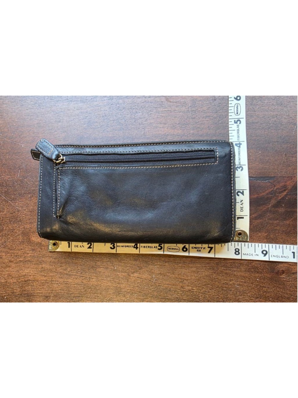 Women's Clarks Black Genuine Leather Wallet One Size - Picture 2 of 11